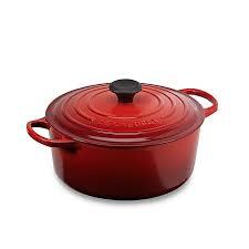 Le Creuset Signature Cast Iron Round Dutch Oven Cerise (Red)