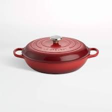 Le Creuset Signature 5qt Braiser - Cerise (Red)