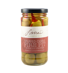 Lovera's Stuffed Olives Fire i n the PIt Turkish Pepper