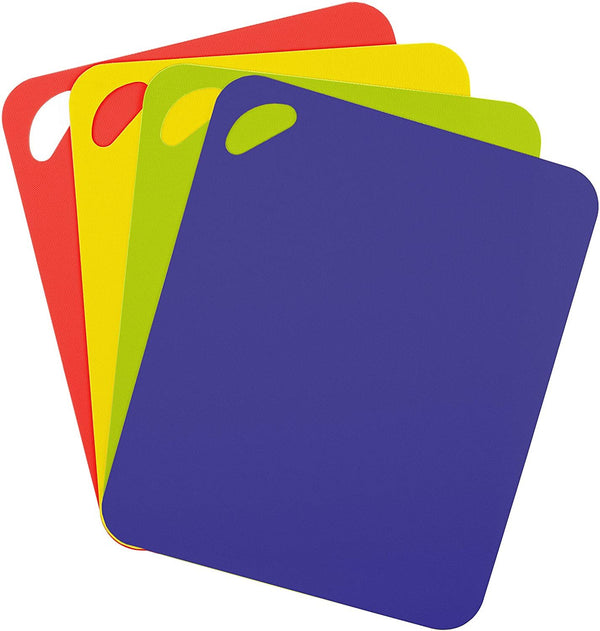 Dexas Grippmat Flexible Set of 4 Cutting Boards - Primary Colors Medium - DC