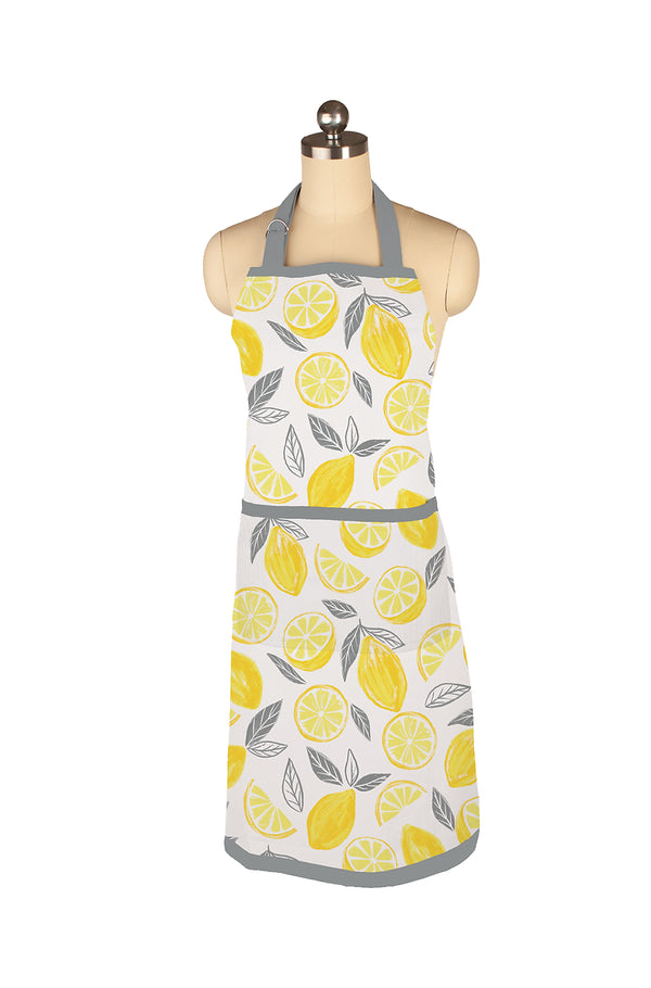 Mu Kitchen Designer Chef's Apron - Lemon Grove