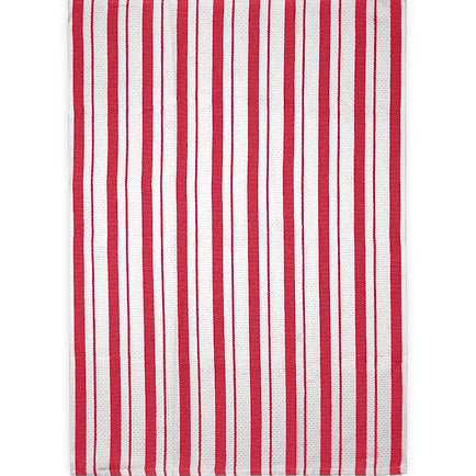 Mu Kitchen Basket Weave Towel - Crimson