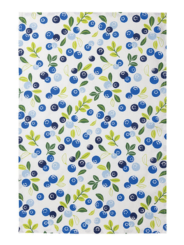 Mu Kitchen Cotton Designer Towel - Blueberries