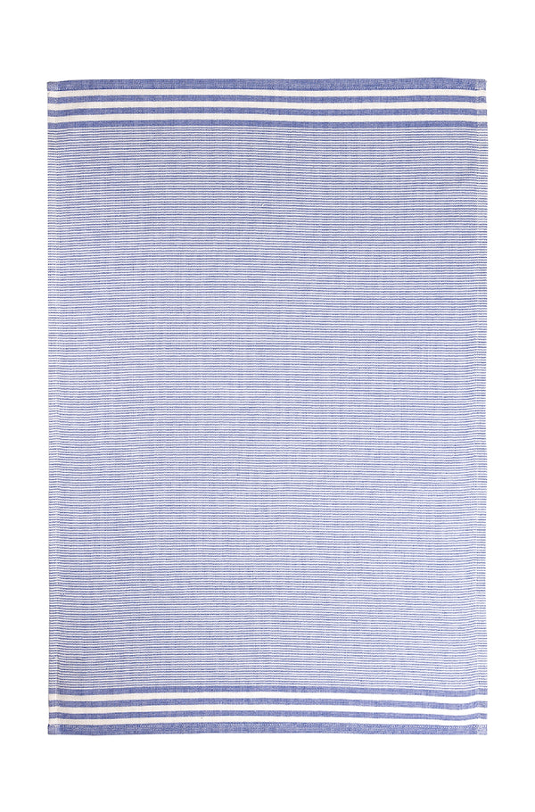 Mu Kitchen Modern Terry Stripe Towel - Seaside