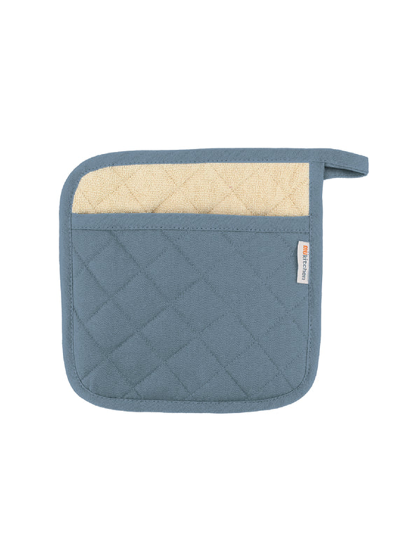 Mu Kitchen Quilted Classic Potholder - Tide