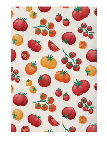 Mu Kitchen Cotton Designer Towel - Tomatoes