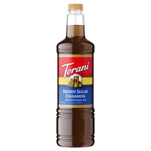 Torani 1 liter Syrup - Brown Sugar Cinnamon
