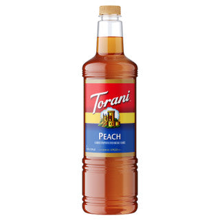 Torani 1 liter Syrup - Peach