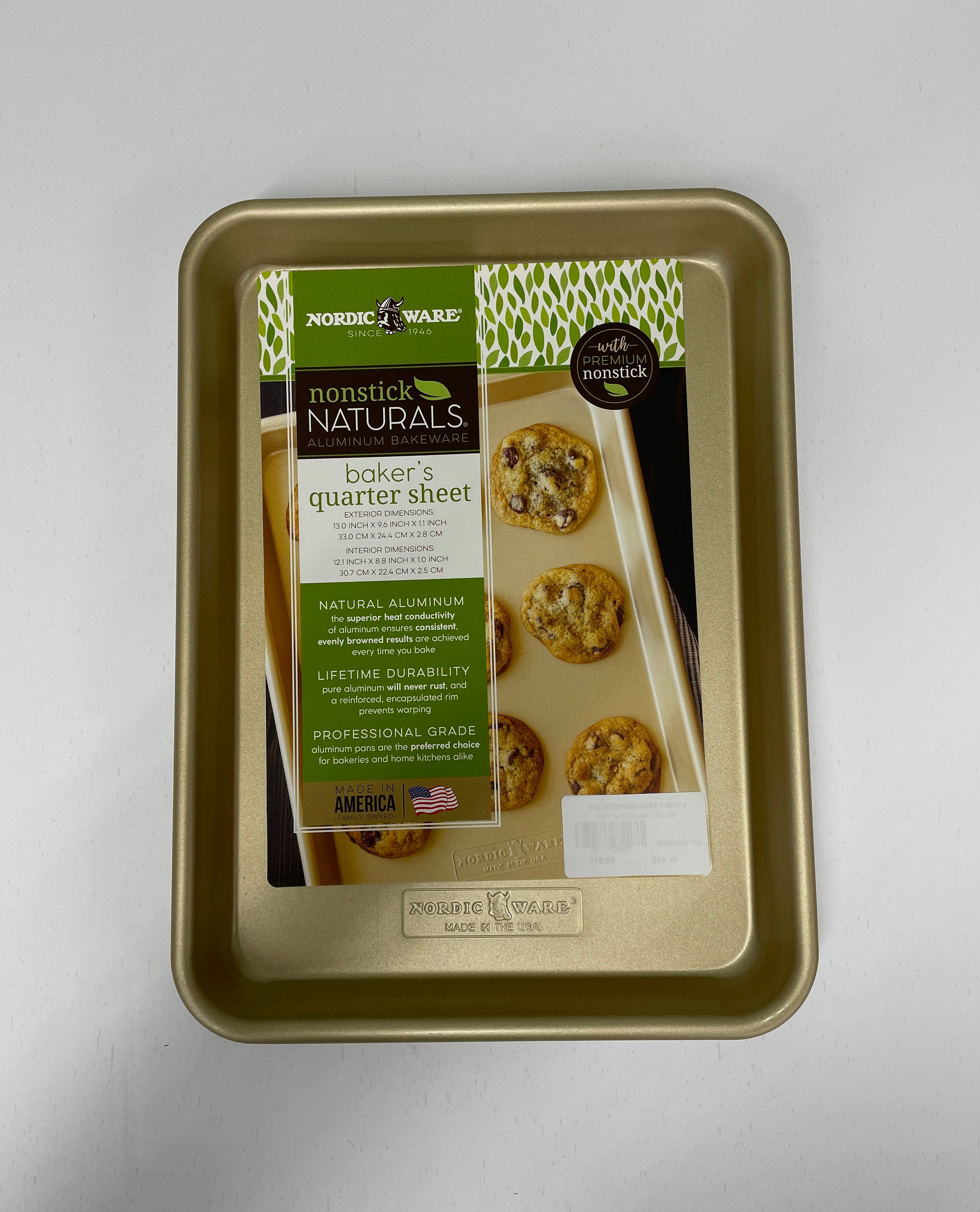 Nordic Ware Naturals Non-Stick Baker's Quarter Sheet Pan – the