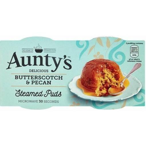 Aunty's Butterscotch Pecan Steamed Puds