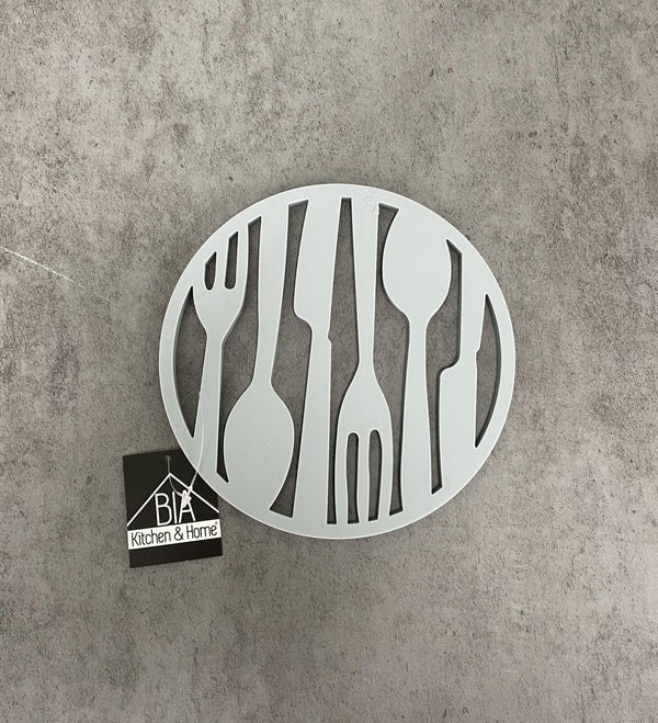 BIA Kitchen & Home Round Silicone Trivet - Gray