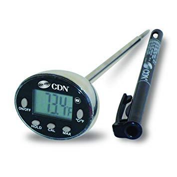 CDN DTQ450X Thin Tip Thermometer Oval S/S