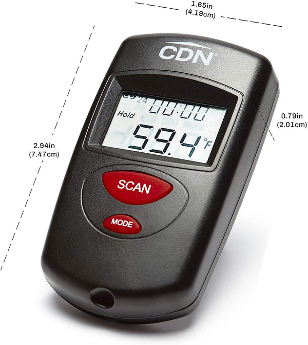 CDN Infrared Thermometer, Timer & Clock