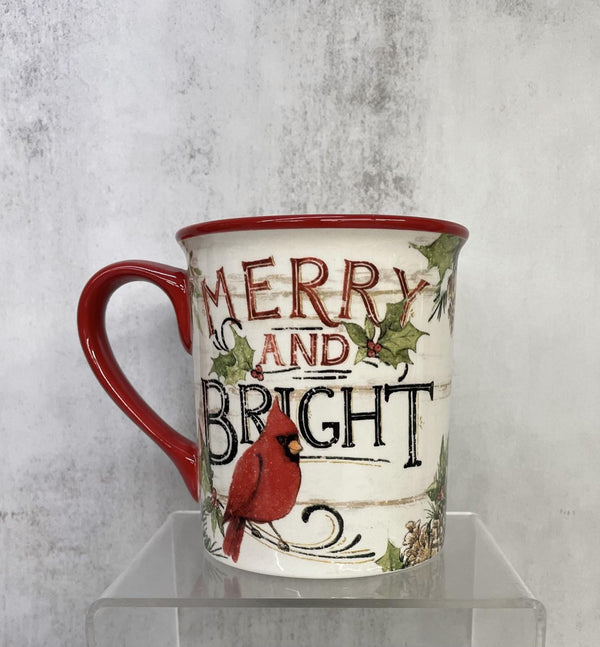 Certified International "Merry and Bright" Evergreen Mug