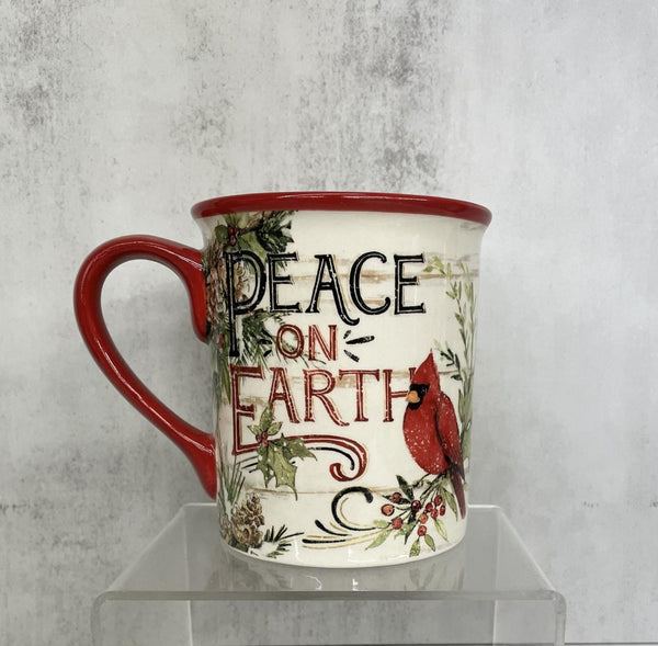 Certified International "Peace On Earth" Evergreen Mug