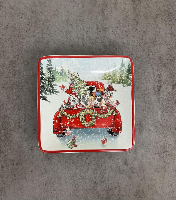Certified International Special Delivery Canape/Luncheon Plate