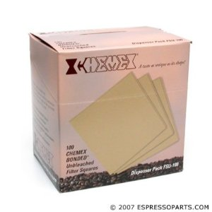 Chemex Unbleached Square Filters