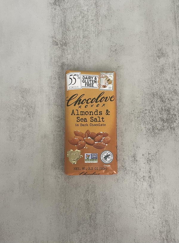 Chocolove Almonds & Sea Salt in Dark Chocolate