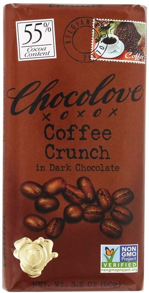 Chocolove Coffee Crunch Dark Chocolate Bar