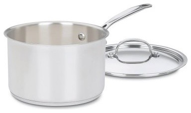 Cuisinart Chef's Classic 4 Quart Stainless Steel Sauce Pan