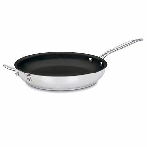 Cuisinart Chef's Classic Non-Stick and Stainless Steel 12" Skillet
