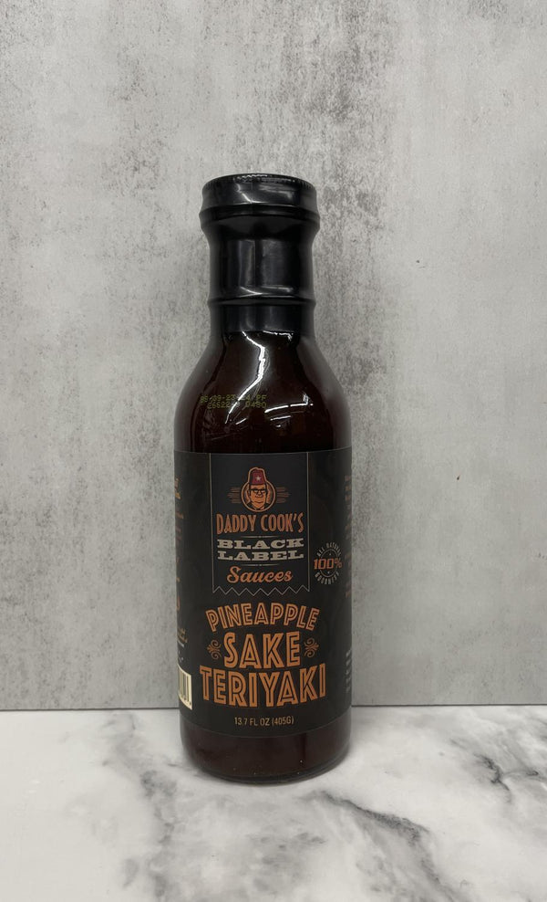 Daddy Cook's Black Label Pineapple Sake Teriyaki Sauce