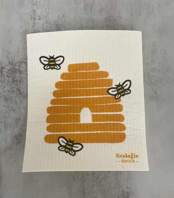 Danica Designs Bees Swedish Dishcloth