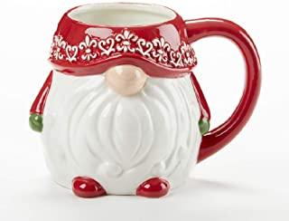 Delton Ceramic Santa Gnome Mug