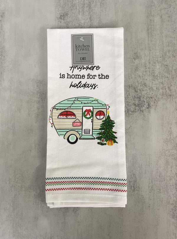 Design Imports Holiday On Wheels Tea Towel - Camper