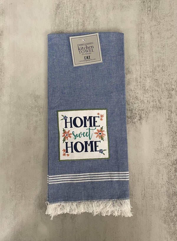 Embellished Towel - Home Sweet Home