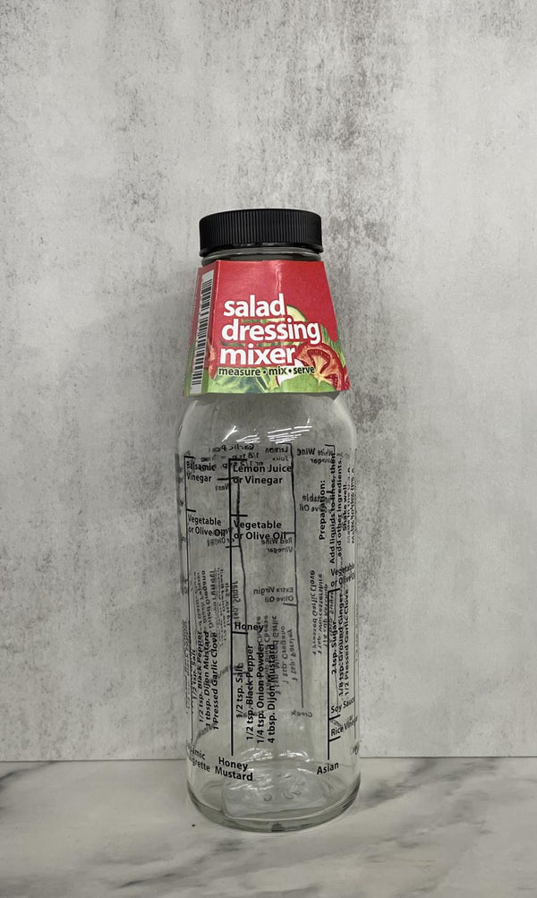 Glass Salad Dressing Mixer
