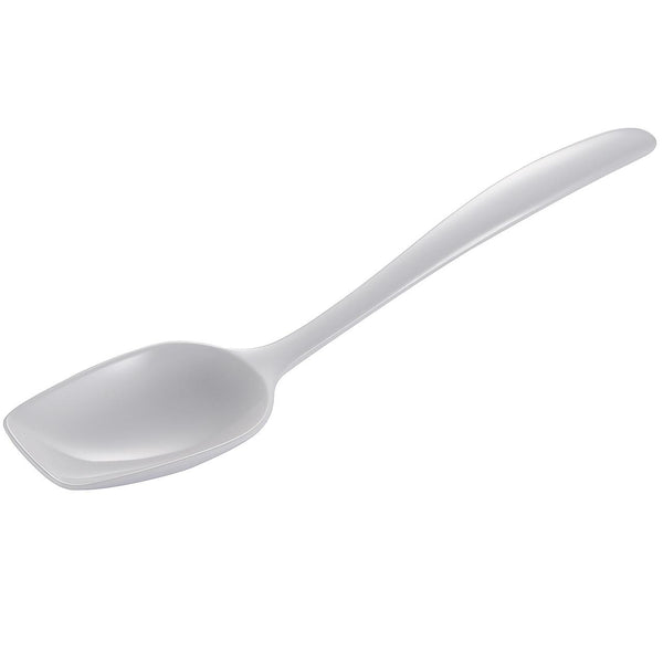 Gourmac 10" Melamine Solid Spoon - White