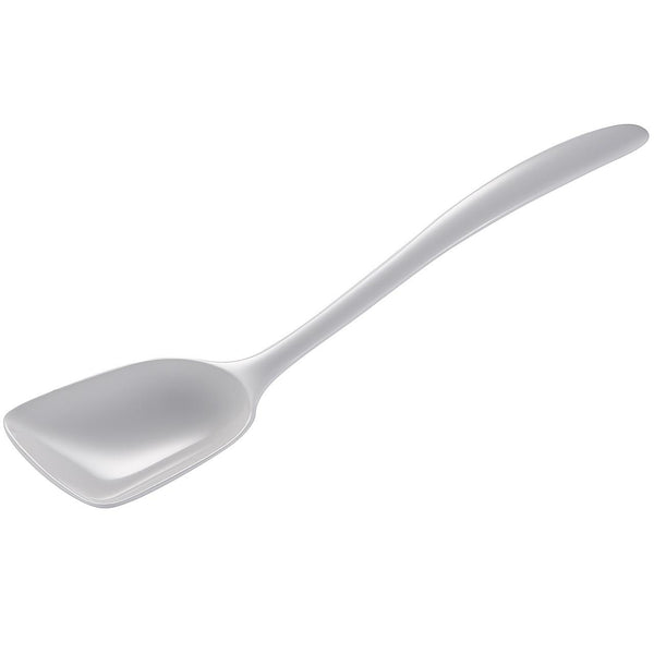 Gourmac 11"  Melamine Flat Front Spoon - White