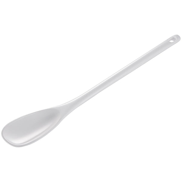 Gourmac 12" Melamine Long Mixing Spoon - White