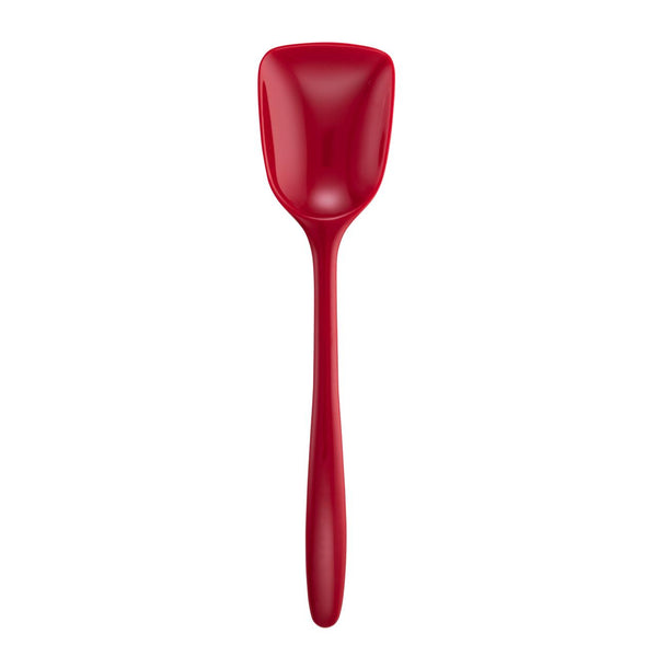 Gourmac 11"  Melamine Flat Front Spoon - Red