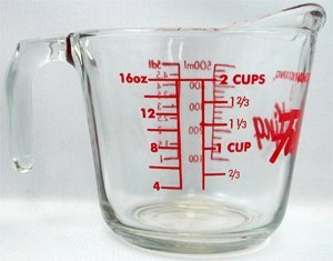 Harold Import Company 2 Cup Glass Measuring Cup