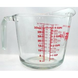 Harold Import Company 4 Cup Glass Measuring Cup