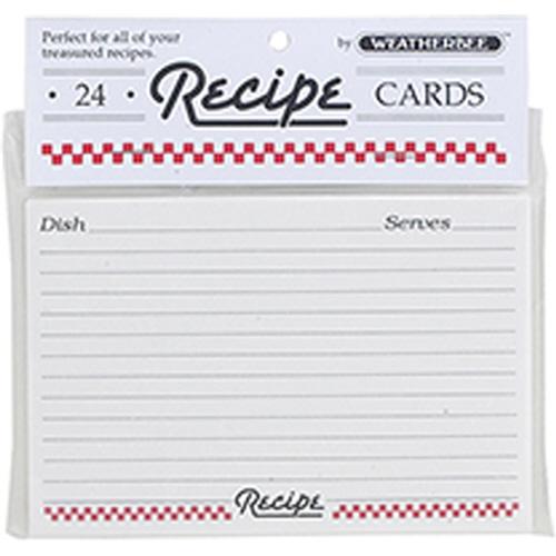 Harold Import Company Plain Recipe Cards 4x6