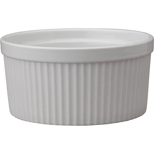 Harold Import Company White Porcelain 32oz Souffle Dish