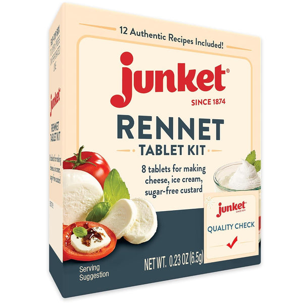 Junket Rennet Tablet Kit 8 Tablets