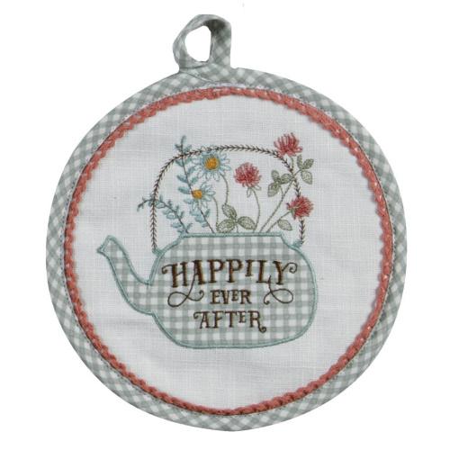 Kay Dee Designs "Happily Ever After" Embroydered Potholder