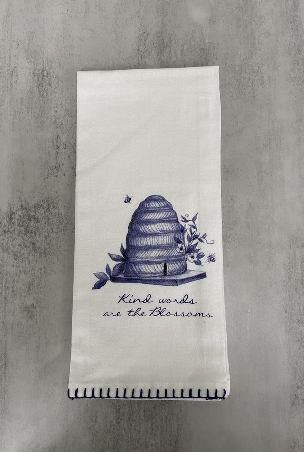 Kay Dee Designs "Kind Words Are The Blossoms" Flour Sack Towel