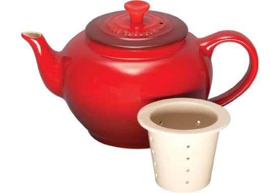 Le Creuset Cerise Teapot with Infuser