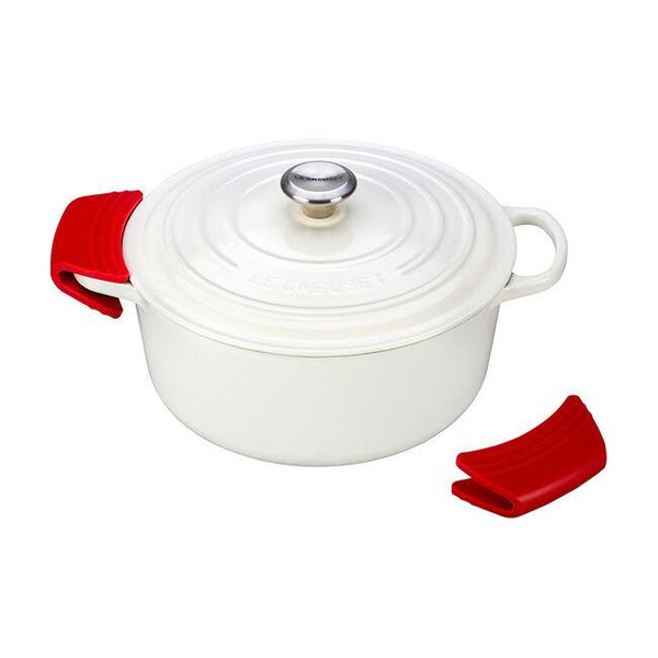 Le Creuset Set of 2 Red Silicone Pot Grips