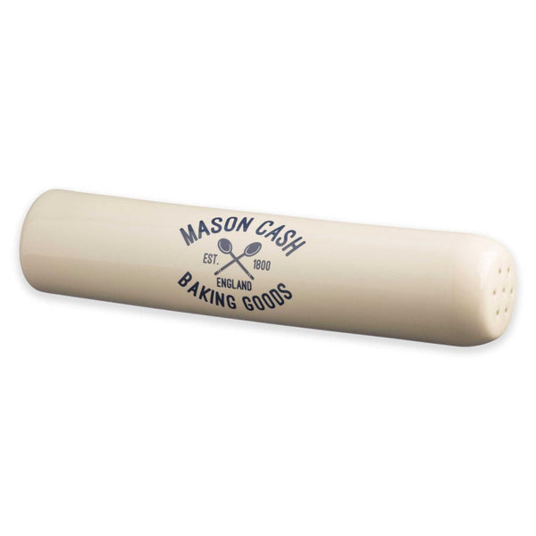 Mason Cash Vintage Ceramic Rolling Pin with flour shaker