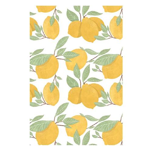 Mu Kitchen Designer Print Dishtowel - Lemon Grove
