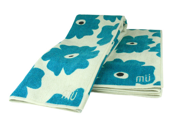 Mu Kitchen Microfiber Towel-Blue Poppy
