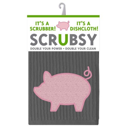 Mu Kitchen Pig Scrubsy Dishcloth