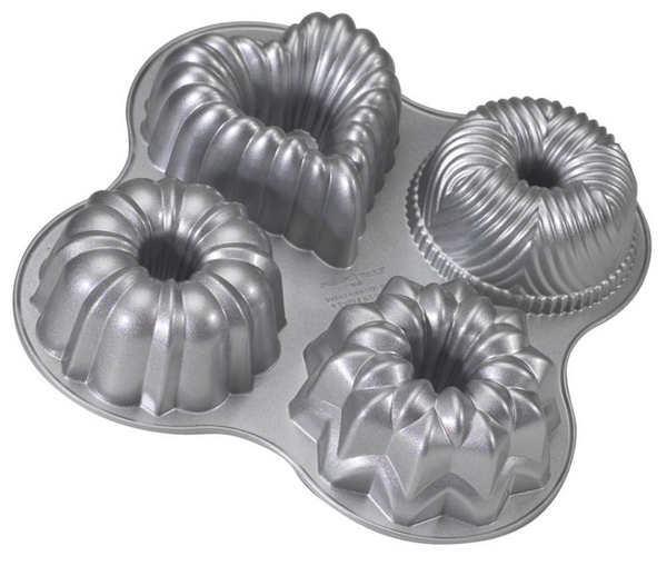 Nordic Ware Pro Cast Bundt Quartet Pan the international pantry