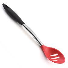 Norpro Grip-Ez Red Silicone Slotted Spoon